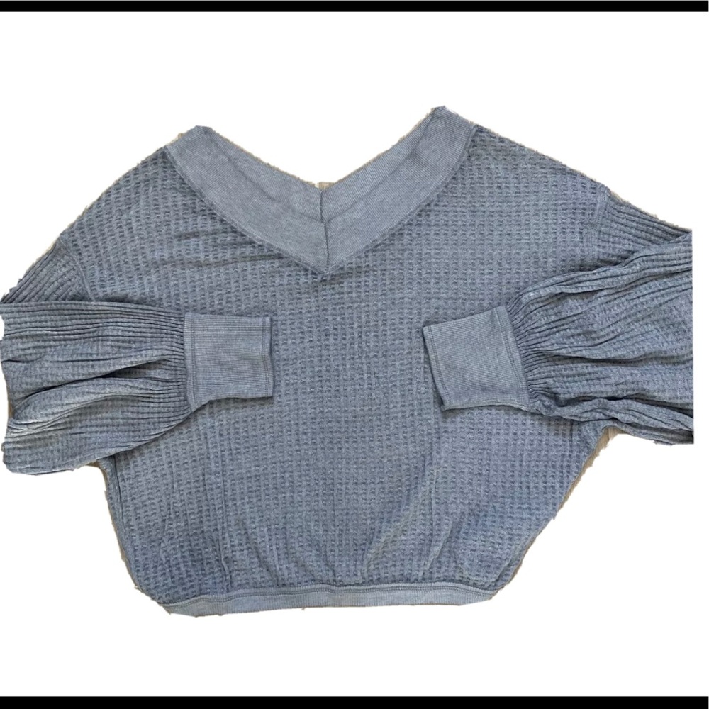 Free people waffle shirt size XS
